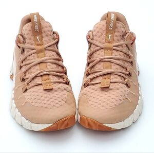 NIKE Free Metcon 5 Sneakers Amber Brown/Orange Athletic Confy Shoes Womens 10.5